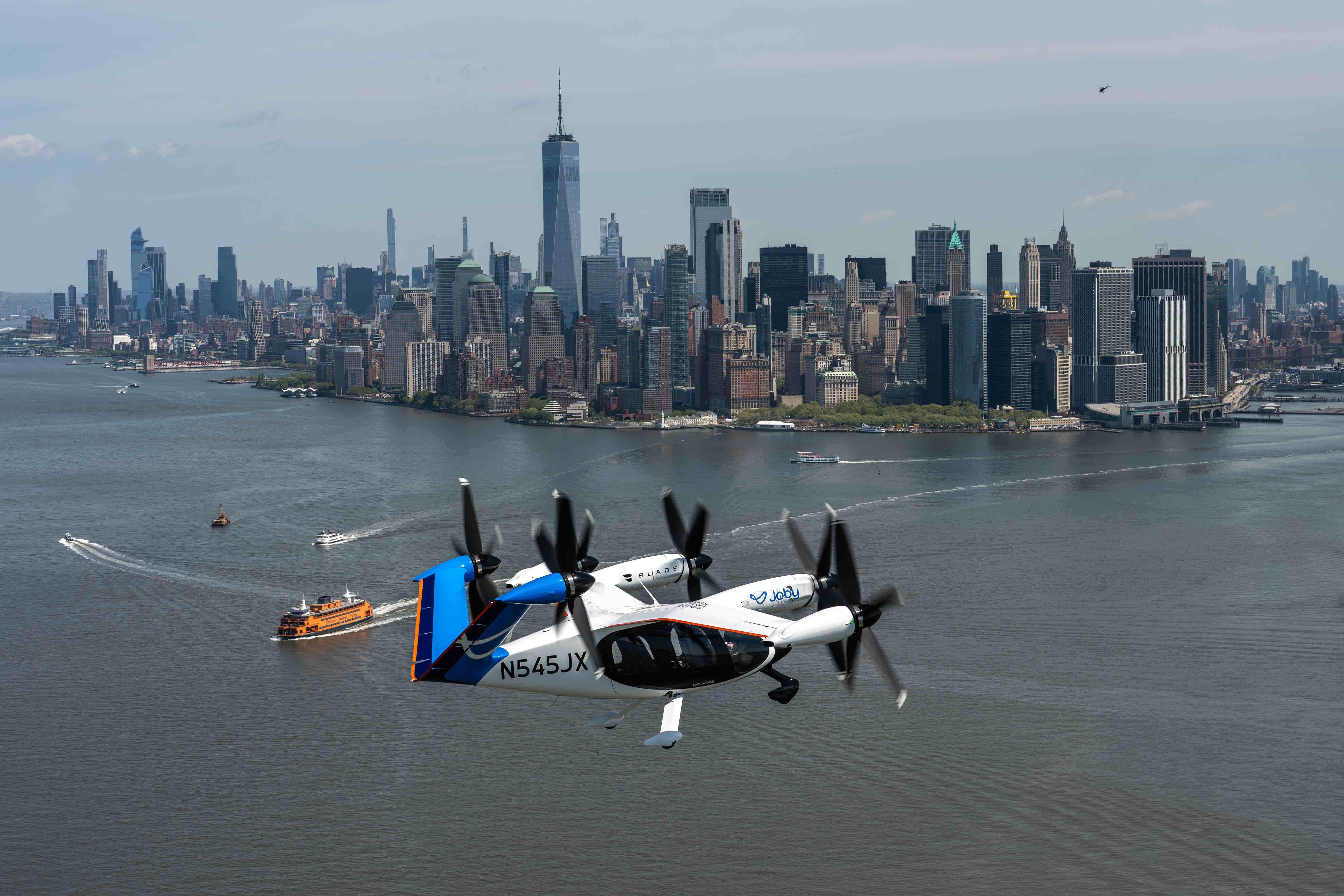 Air taxi services NYC eVTOL integration pilot program electric aircraft flying nyc