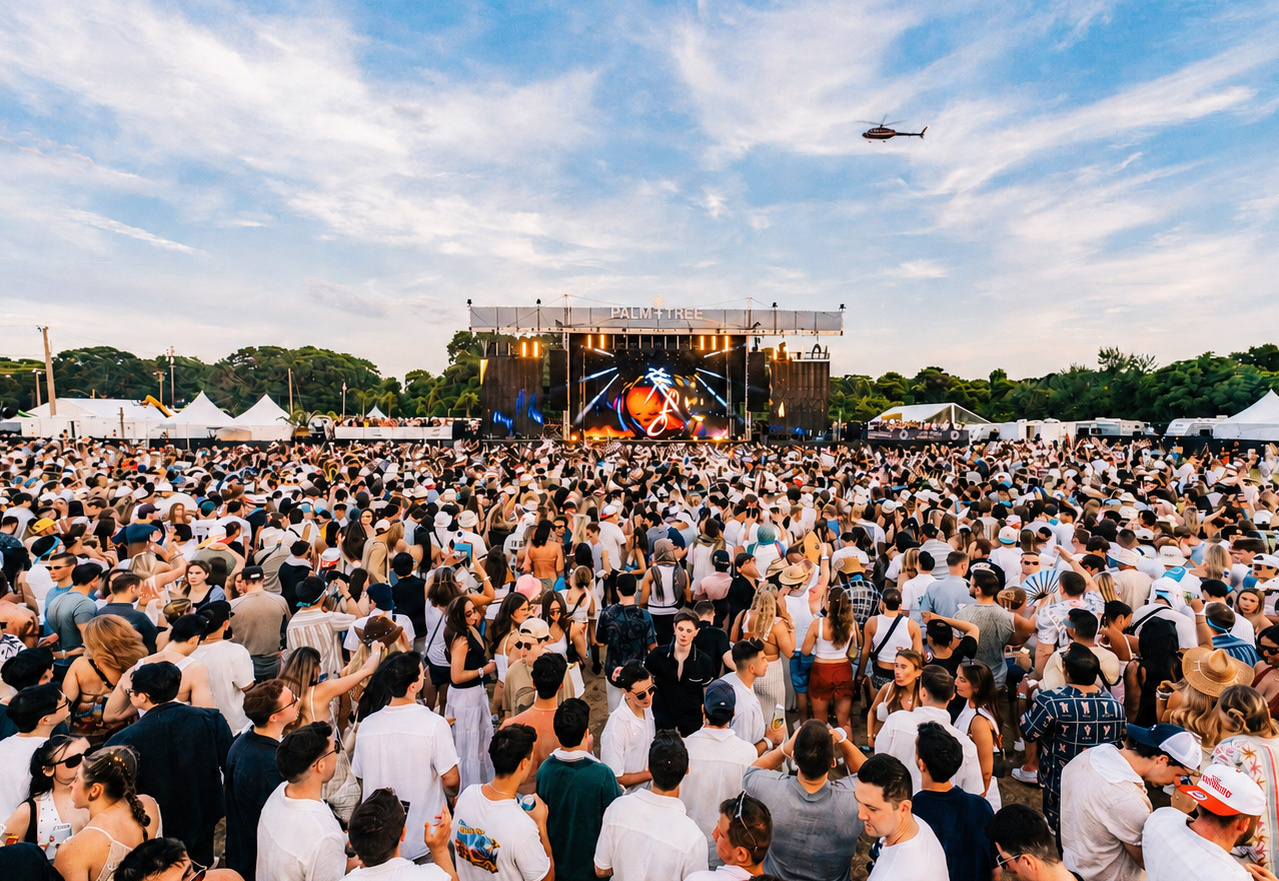 Palm Tree Music Festival in the Hamptons